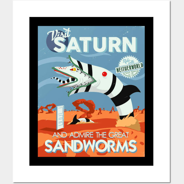 Visit Saturn Wall Art by BER